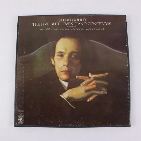 Glenn Gould Beethoven Piano Concertos 4 Record Box Set Columbia Odyssey