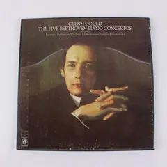 Glenn Gould Beethoven Piano Concertos 4 Record Box Set Columbia Odyssey