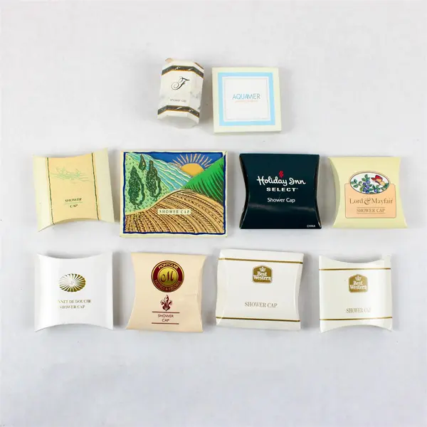 Lot of 10 Hotel Shower Caps Travel Guest Bathroom New