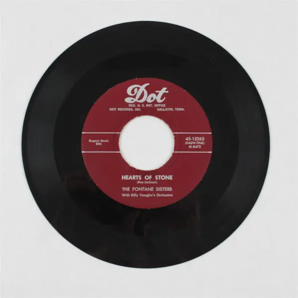 Fontane Sisters Bless Your Heart/Hearts of Stone 7" Vinyl 45 RPM Single
