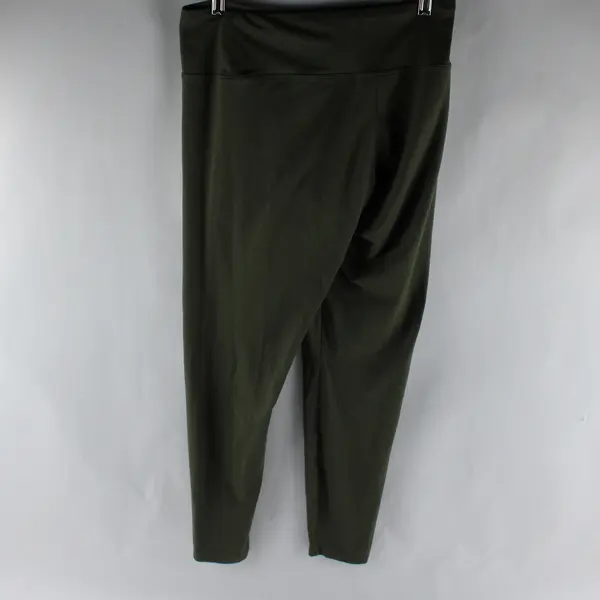 Express One Eleven Solid Green Leggings Women's Medium