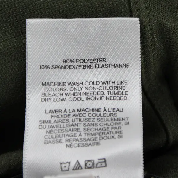 Express One Eleven Solid Green Leggings Women's Medium