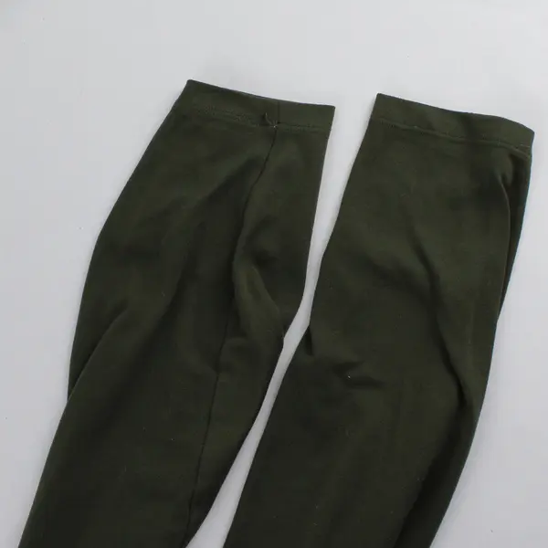 Express One Eleven Solid Green Leggings Women's Medium