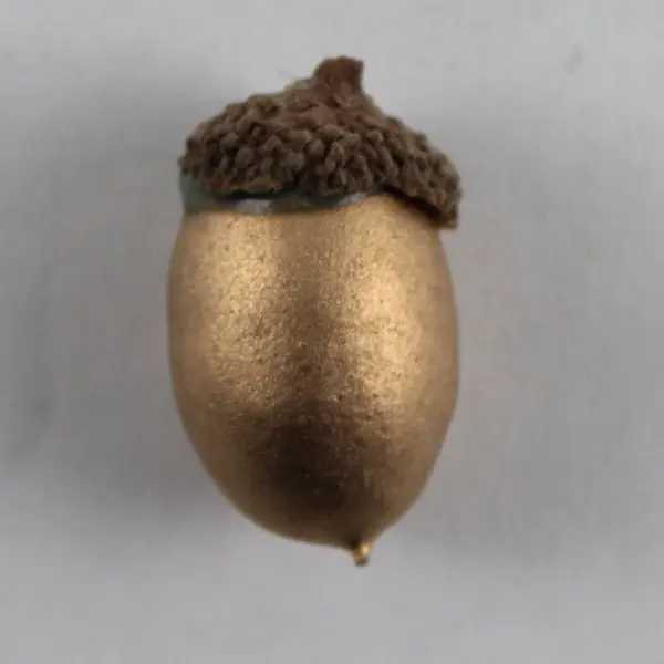 Lot of 34 Gold-Painted Acorns Flawed DIY Craft Projects