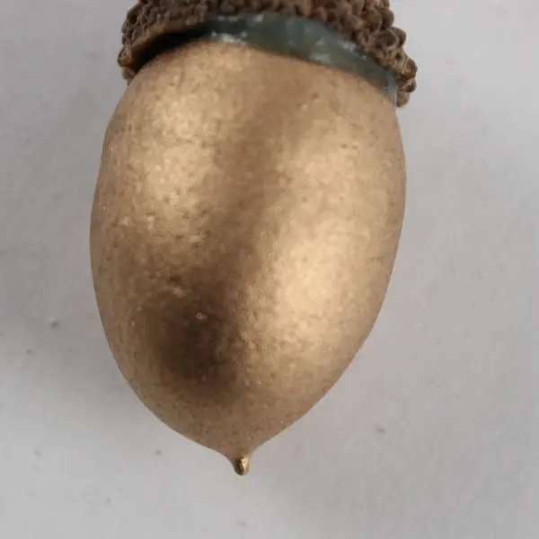 Lot of 34 Gold-Painted Acorns Flawed DIY Craft Projects