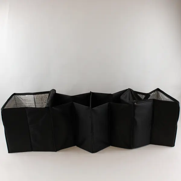 4-Slot Expanding Black Insulated Camping Pantry Shelf