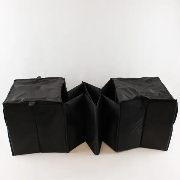 4-Slot Expanding Black Insulated Camping Pantry Shelf