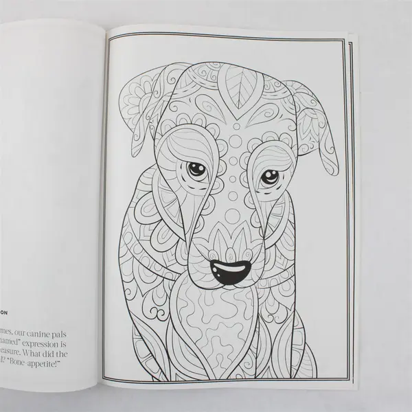 Lot of 4 Coloring Books Color Happy Words of Wonder Dog Coloring Baby Animals
