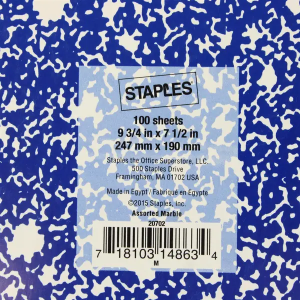 Lot of 5 Assorted Composition Notebooks Mixed Brands Pre-Owned