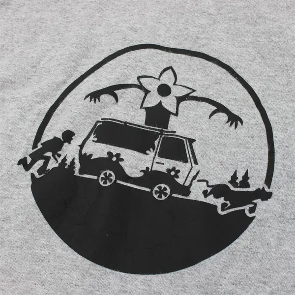 Gildan Gray Scooby Doo Graphic T-Shirt Men's 2XL