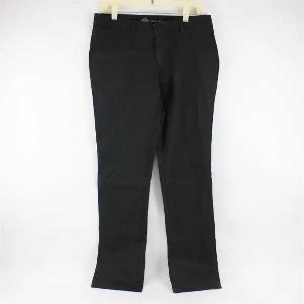 Dickies Black Slim Straight-Leg Pants Women's Size 8R