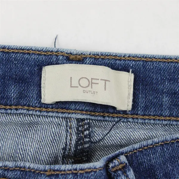 LOFT Medium Wash Modern Denim Crop Skinny Jeans Women's Size 2