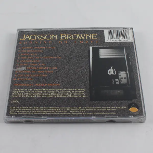 Running on Empty CD, Jackson Browne 1977 #6E 113-2 