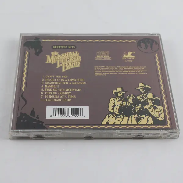 Greatest Hits by the Marshall Tucker Band CD 1978 A 799-2