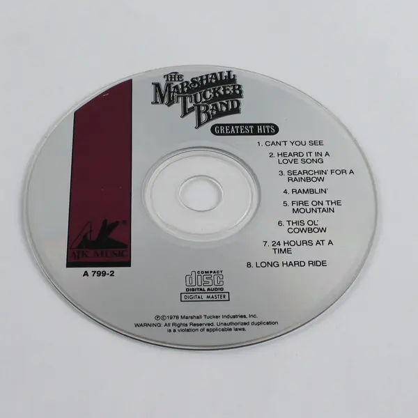 Greatest Hits by the Marshall Tucker Band CD 1978 A 799-2