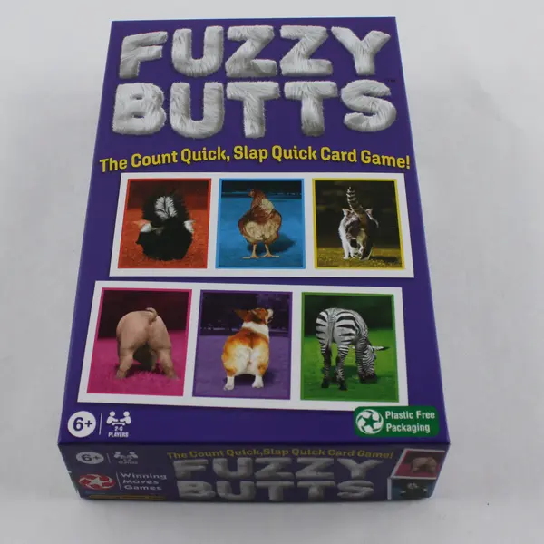 Fuzzy Butts - The Count Quick, Slap Quick Card Game! New 