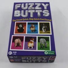 Fuzzy Butts - The Count Quick, Slap Quick Card Game! New 
