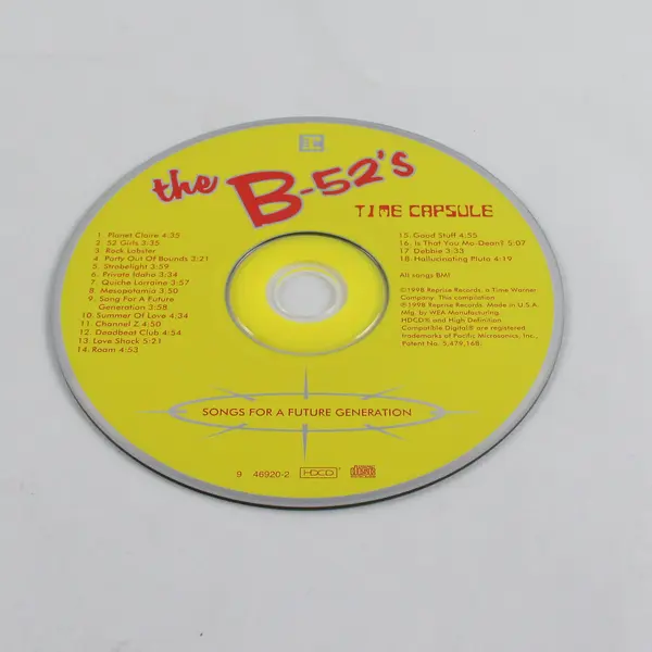 Time Capsule CD by the B-52's 1998, #946920-2 