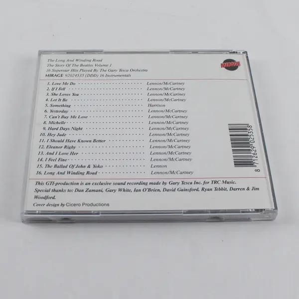 Gary Tesca Orchestra Long and Winding Road Beatles Story Vol 1 CD 92024535
