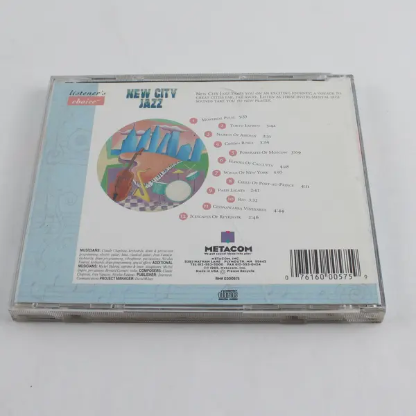 New City Jazz Claude Chapleau 1995 CD RM# 0300575