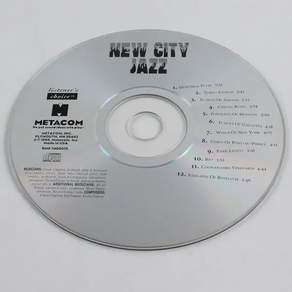 New City Jazz Claude Chapleau 1995 CD RM# 0300575