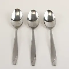 Three 18/0 Teaspoons in the Pattern Lunea Frost by Mikasa
