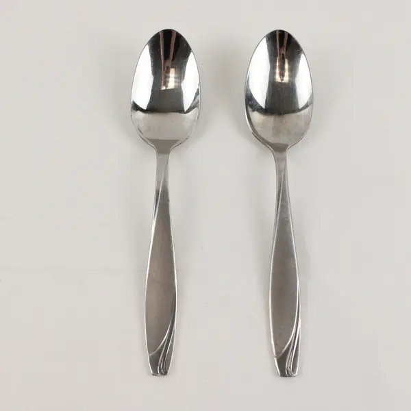 Two 18/0 Tablespoons in the Pattern Lunea Frost by Mikasa