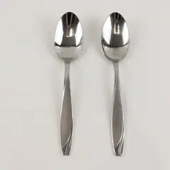 Two 18/0 Tablespoons in the Pattern Lunea Frost by Mikasa