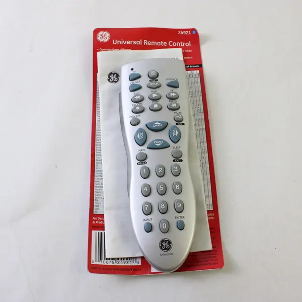 GE RM24912 Universal Remote Control 3 Device TV DVD Cable Satellite