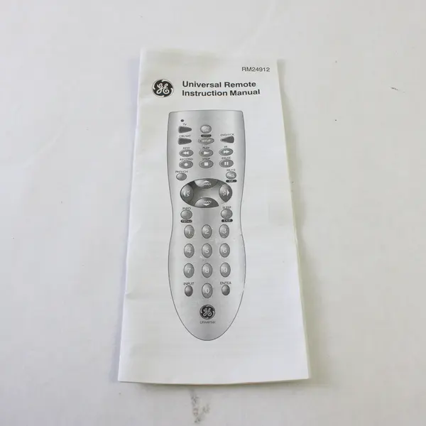 GE RM24912 Universal Remote Control 3 Device TV DVD Cable Satellite