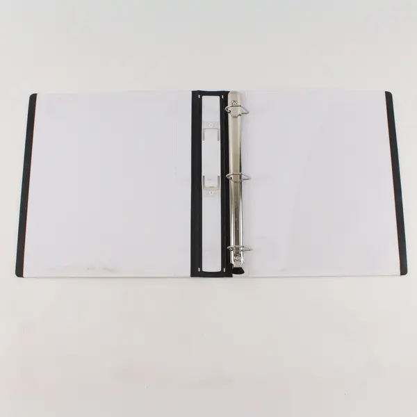 Lot of 3 3-Ring Binders Blue White Pressboard 1in 2in