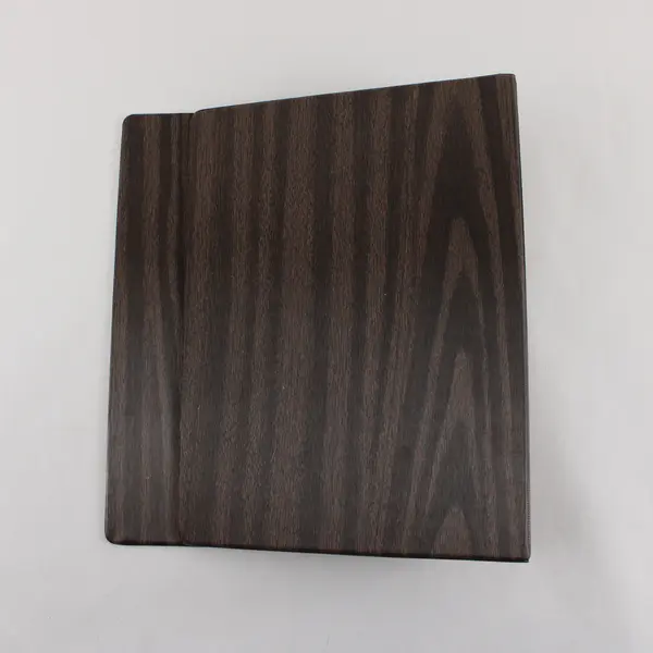 Hanging Data Binder Computer Printout Binder 3.25" Brown Wood Grain Design