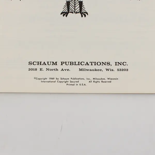VTG 1969 Collection American Composers of the 20th Century 12 Compositions Piano