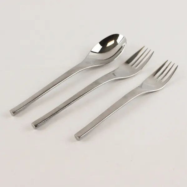Three Euro Flatware from WMF Cromargan: Dinner Fork, Salad Fork, Tablespoon