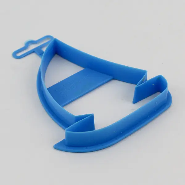 1993 VTG Wilton Sailboat Blue Plastic Cookie Cutter 4"