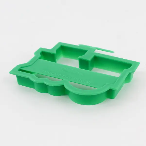 1993 VTG Wilton Locomotive Engine Train Green Plastic Cookie Cutter 4"