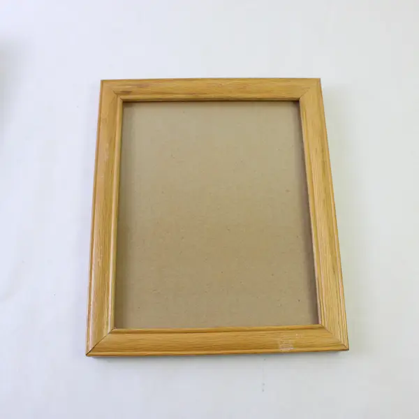 Lot of 4 Medium Sized Wooden Picture Frames for DIY Craft Projects Flawed