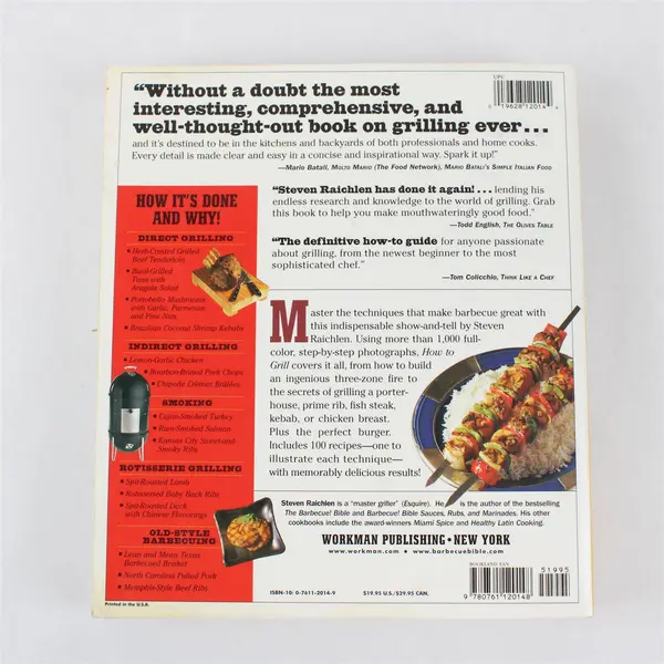 How To Grill Steven Raichlen The Barbecue Bible Cookbook 2001 Paperback Good