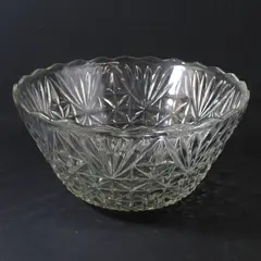 Vintage Anchor Hocking Arlington Replacement Clear Glass Punch Bowl 6 Qt 