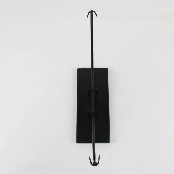 Black Metal Art Plate Display Stand 14" FLAWED