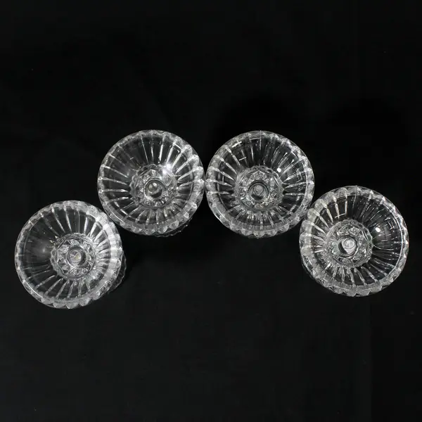Set of 4 Mikasa Jubilation Crystal Taper Candle Holders