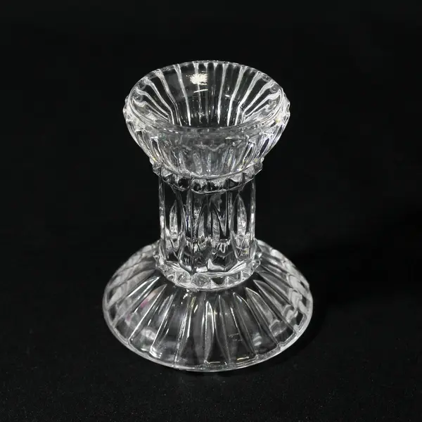 Set of 4 Mikasa Jubilation Crystal Taper Candle Holders