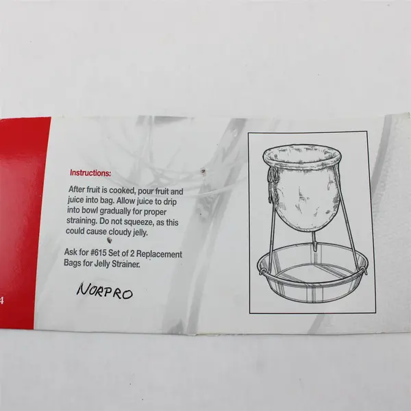 NORPRO Fruit Jelly Juice Strainer for Canning Used
