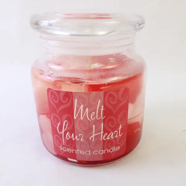 Walgreen Co Melt Your Heart Decorative Candle New 4x4x4.5