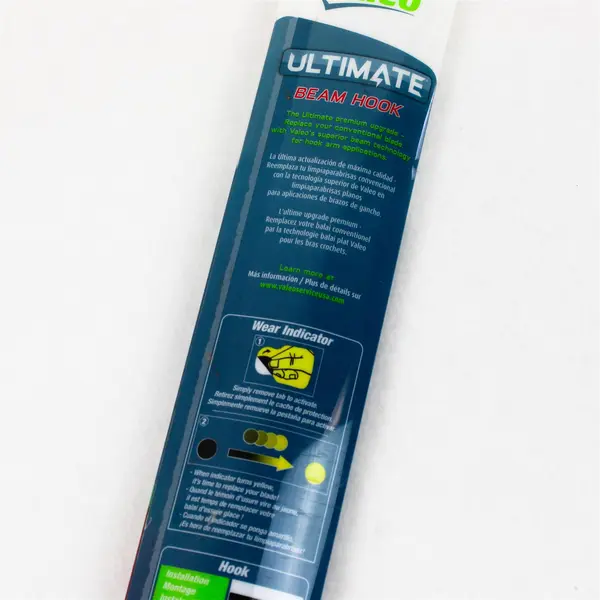 Valeo 26HK 604360 Car Windshield Wiper Blade Ultimate Beam Hook Premium Grade