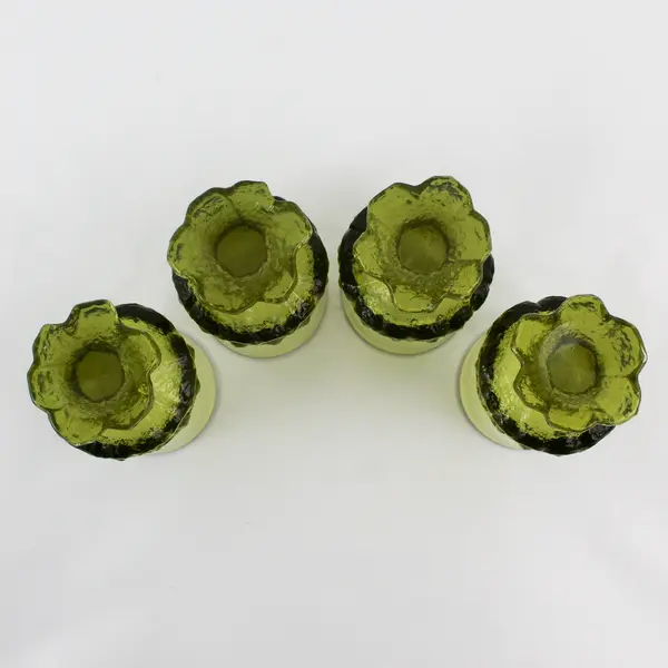 Set of 4 Tiffin Franciscan Madeira Citron Footed Juice Glasses 4 7/8"