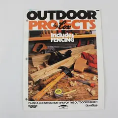 Vintage Outdoor Projects by Cox Wood Preserving Co Includes Fencing 1987 PB Good