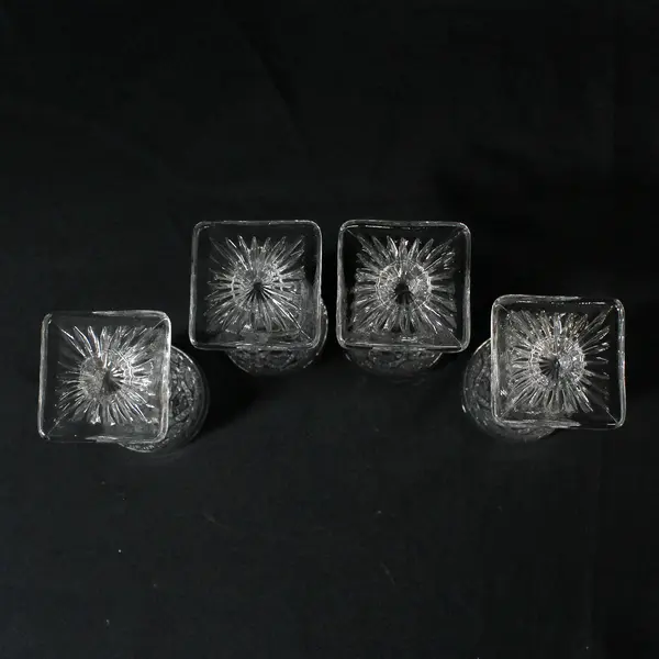Set of 4 Imperial Glass Cape Cod Stemmed Cordial Liqueur Glasses  3.75"