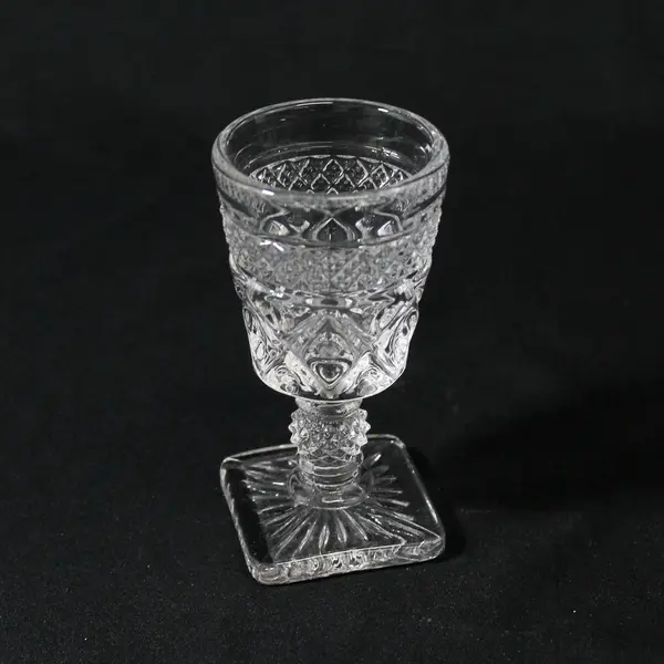 Set of 4 Imperial Glass Cape Cod Stemmed Cordial Liqueur Glasses  3.75"