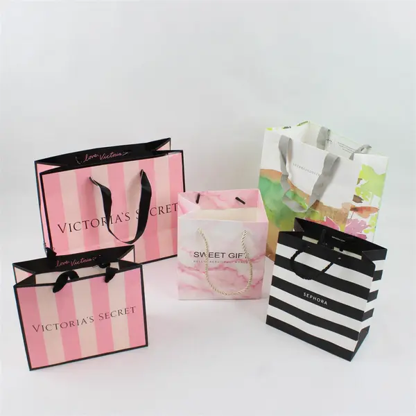 Mixed Lot 5 Gift Bags Victoria's Secret Sephora Anthropologie Sweet Gift